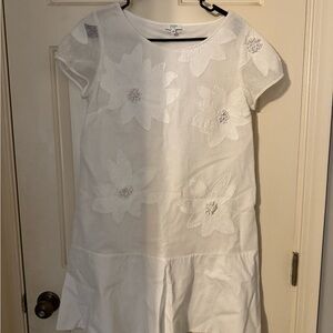 Crown & Ivy Ivory Textured Dress